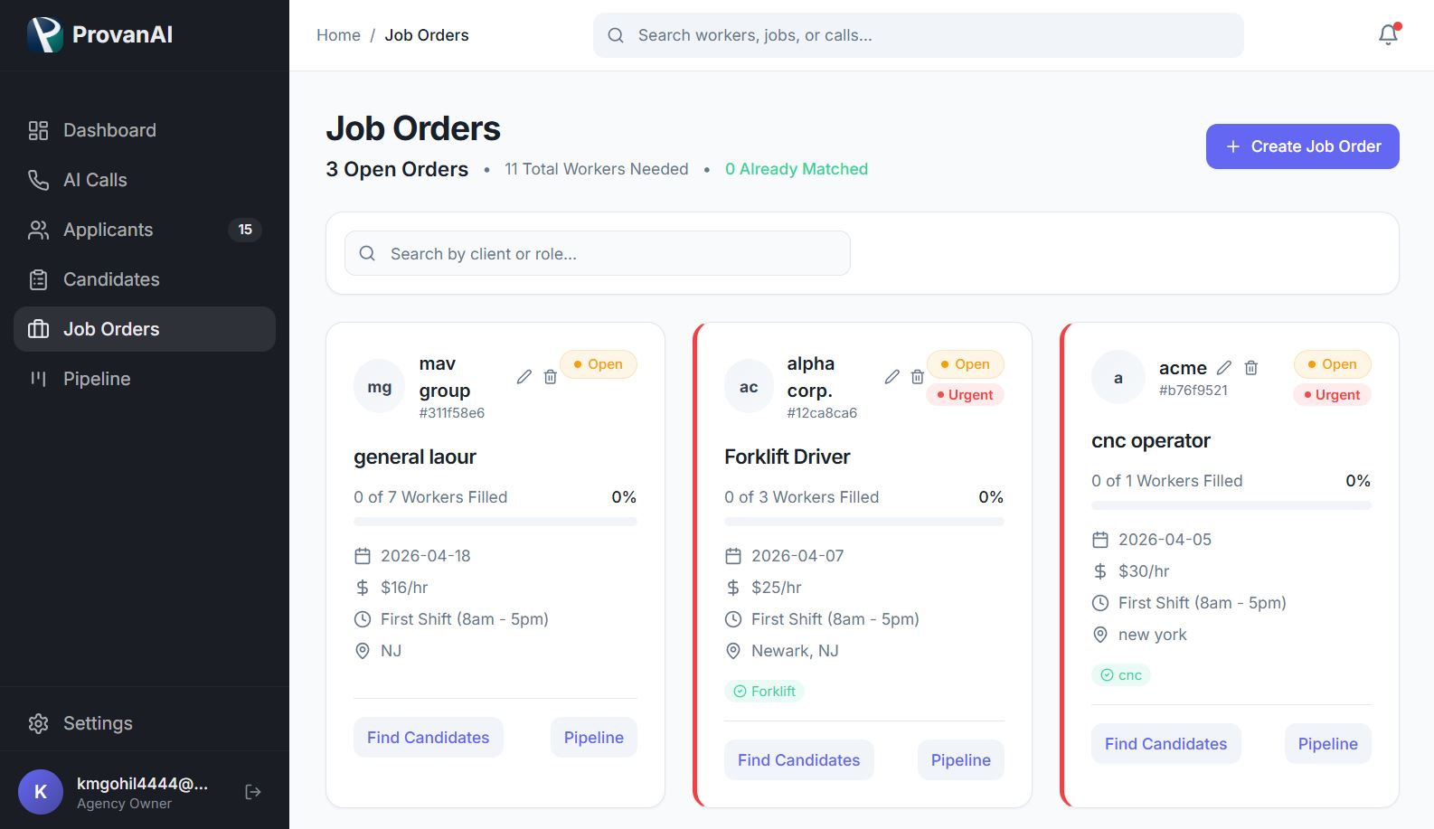 Dashboard Demo